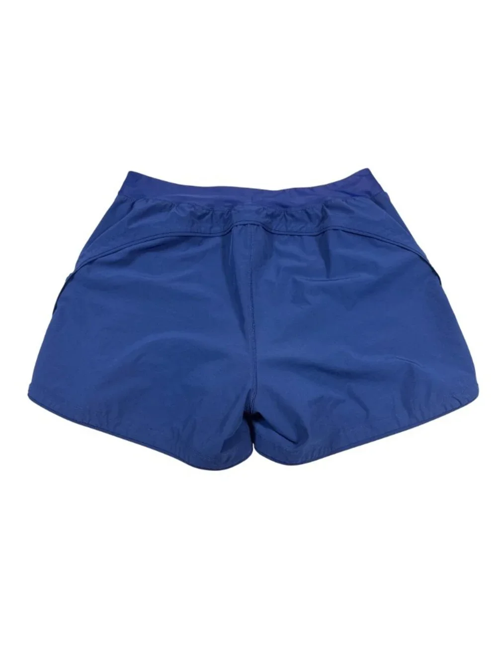 Lands End Womens Swim Shorts 18W Blue Polyester Stretch Material (F770)